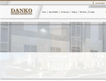 Tablet Screenshot of dankoconcreteconstruction.com